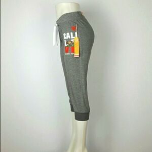 ‎REFLEX Cropped pants  CALI LOVE GRAY  SIZE LARGE